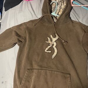 Browning Earth-Tone Hoodie with Logo